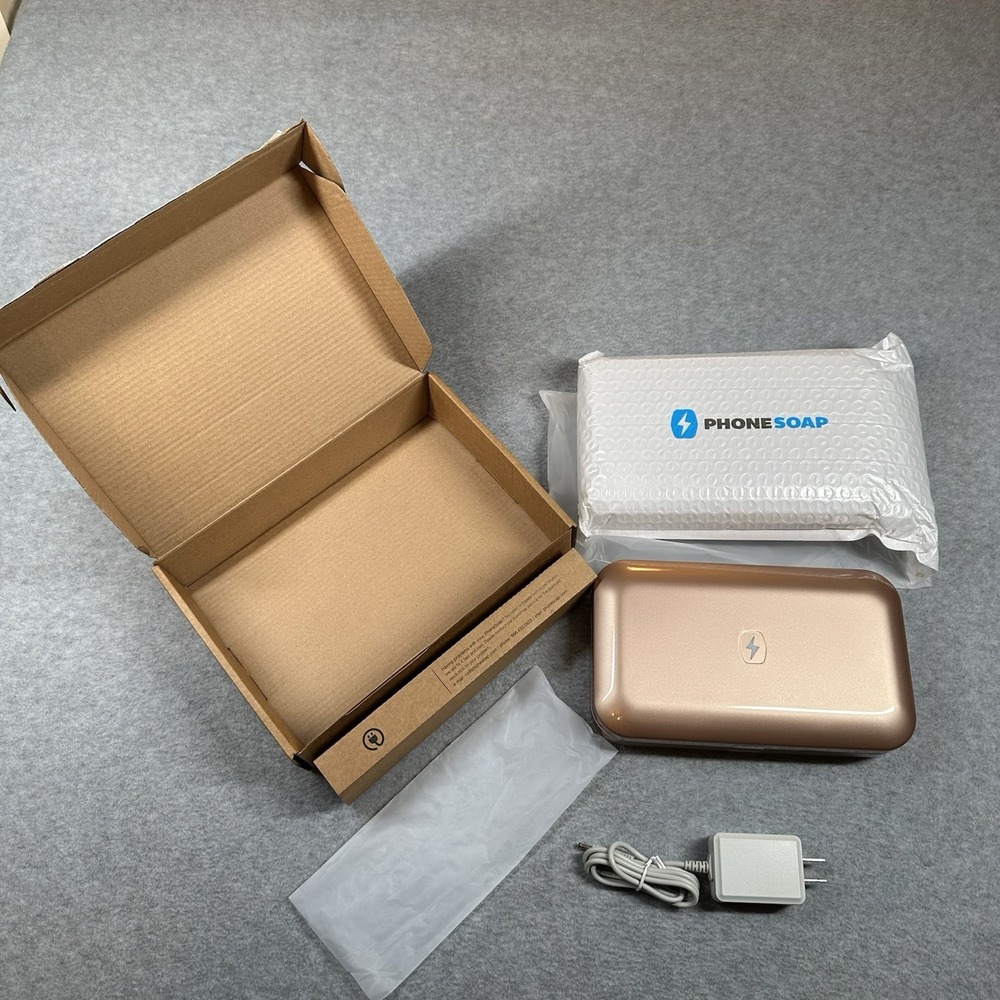 PhoneSoap UV Sanitizer / Charger V3 3.0 Gold Color Sanitizer‎ Still Sealed